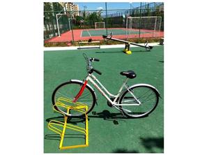 Boyalı Bisiklet Park Durağı 3'lü