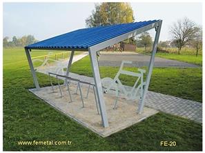 Bisiklet Parkı Sundurması